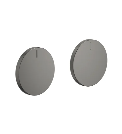 Комплект вкладышей, Dornbracht, CYO, для рукояток, горячий и холодный, цвет-Dark Platinum сатинированная