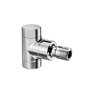 Вентиль, Combi E, на обратную линию, угловой, DN-15, 1/2", 1/2", ВН, хромированный