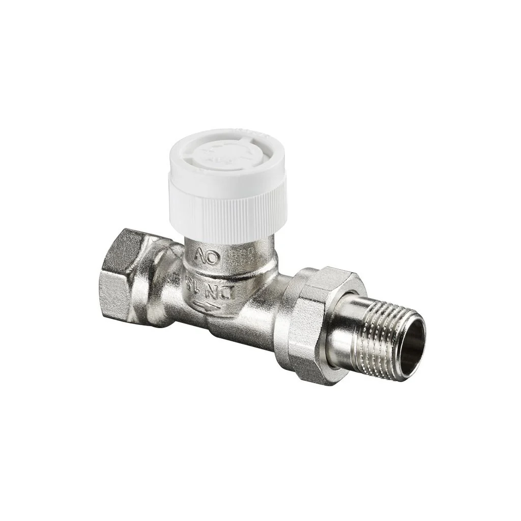 Вентиль, серия AV9, проходной, DN-15, 1/2", ВН, никелированный