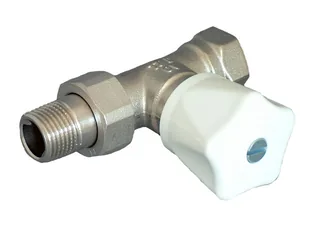 Вентиль, серия HR, проходной, DN-20, 3/4", ВН, хромированный, маховик белый