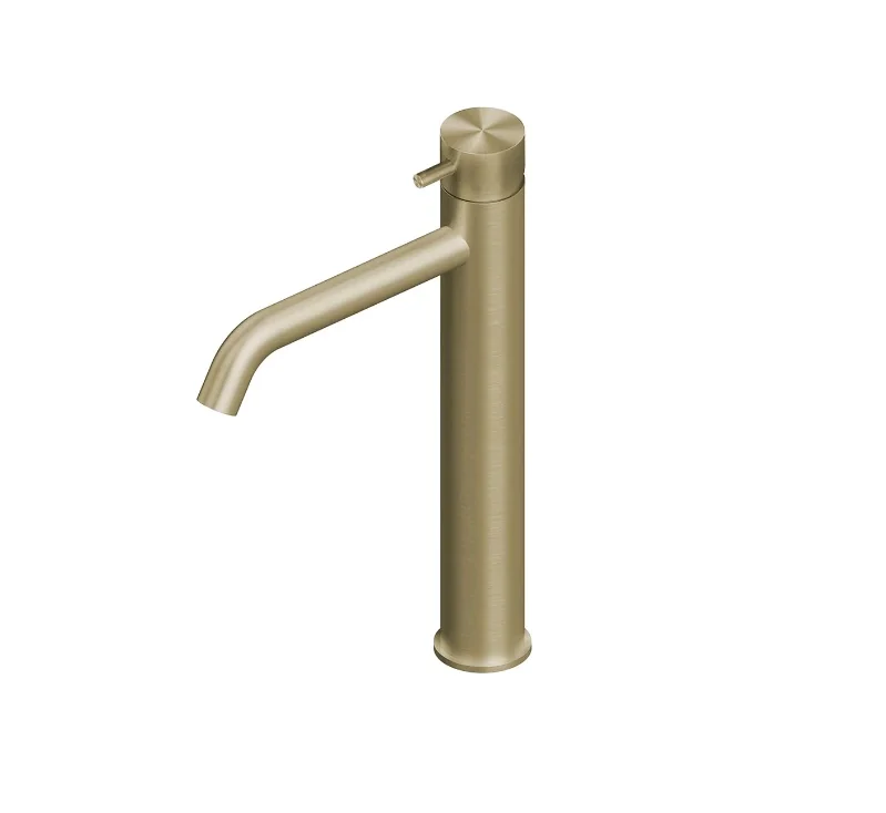 Смеситель для раковины, Quadro design, Source, цвет-золото светлое (Light Gold)