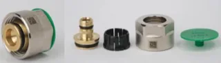 Резьбозажимное соединение, НГ ЕК, 3/4", 16,2 x 2,6, латунь, НГ-никелированная, для труб stabil