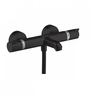 Смеситель для ванны и душа, Hansgrohe, Ecostat Comfort, цвет-черный матовый