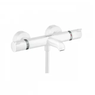 Смеситель для ванны и душа, Hansgrohe, Ecostat Comfort, цвет-белый матовый