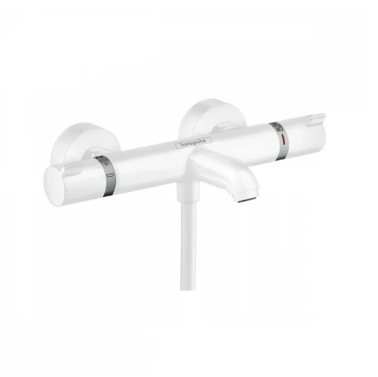 Смеситель для ванны и душа, Hansgrohe, Ecostat Comfort, цвет-белый матовый
