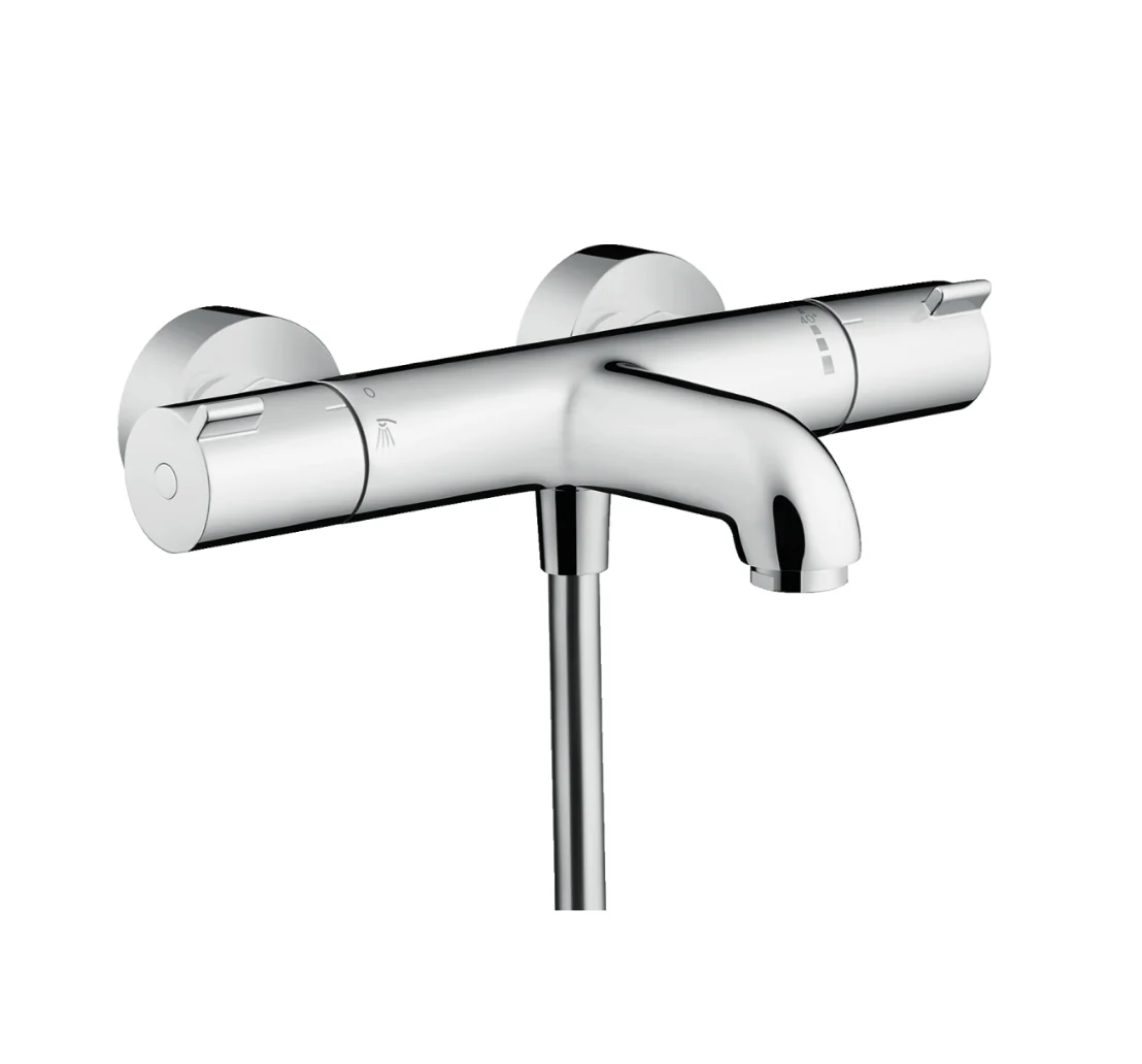 Смеситель для ванны и душа, Hansgrohe, Ecostat 1001 CL, настенный, цвет-хром