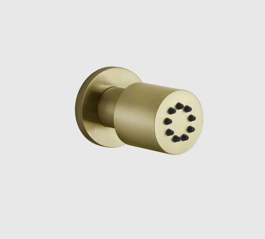 Форсунка, Gessi, Body Jets, цвет-Brushed Brass PVD
