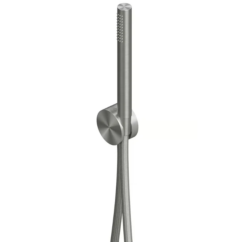 Душевой набор, Quadro design, цвет-Steel Brushed