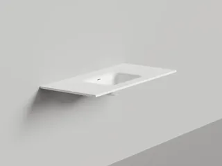 Раковина, Salini, Onda Flow Round, шгв 800*495*100, отверстия для смесителя-отсутствуют, цвет-белый