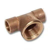 Тройник 28x1/2"x28 ВП-ВР-ВП, бронза, 4130g