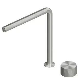 Смеситель для раковины, Quadro design, HB, на раковину/столешницу, цвет-Steel Brushed