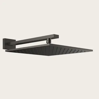 Верхний душ, Gessi, Rettangolo, 300*300, цвет-Black Metal Brushed PVD