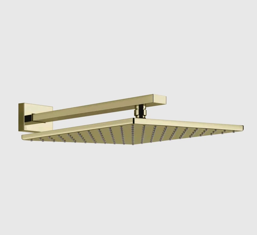Верхний душ, Gessi, Rettangolo shower, 300*300, цвет-Brass PVD