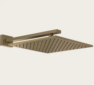 Верхний душ, Gessi, Rettangolo, 300*300, цвет-Antique Brass