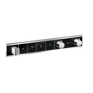 Смеситель для душа, Hansgrohe, RainSelect, цвет-черный/хром — иконка