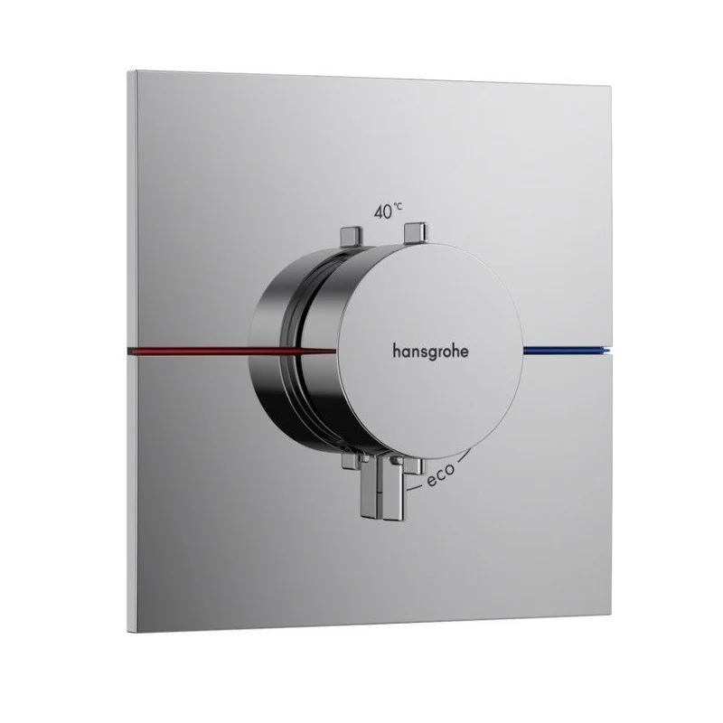 Смеситель термостатический, Hansgrohe, ShowerSelect Comfort E, на 1 потребитель, настенный встраиваемый, цвет-хром