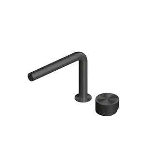 Смеситель для раковины, Quadro design, Stereo, цвет-золото черное (Black gold)