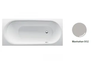 Ванна, Bette, BetteComodo, шгв 1800*800*450, BetteGlasur® Plus, цвет-Manhattan