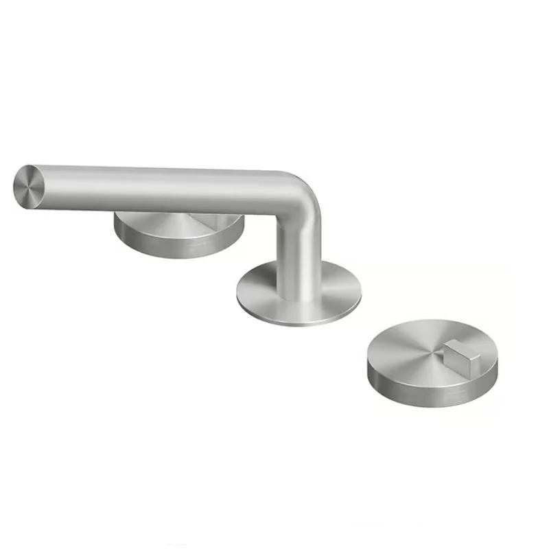 Смеситель для раковины, Quadro design, Q, на раковину/столешницу, цвет-Steel Brushed