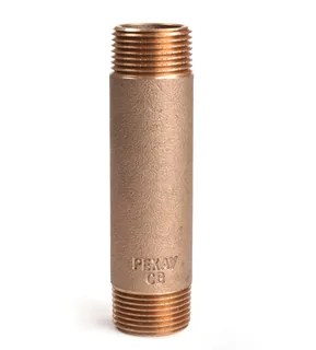 Удлинитель резьбовой, РЕХАУ, AURLINE, 3/4", НН, 100 мм, красная бронза RX+
