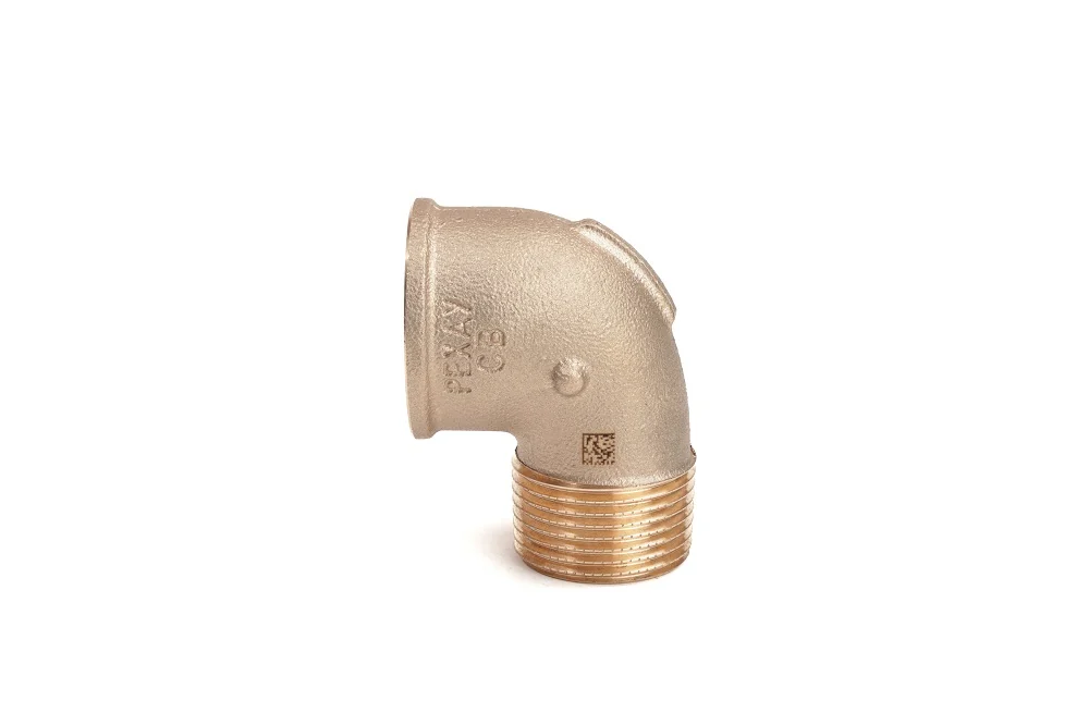 Угольник 90°, РЕХАУ, AURLINE, 3/4", НВ, резьбовой, красная бронза RX+