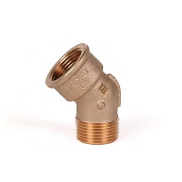 Угольник 45°, РЕХАУ, AURLINE, 3/4", НВ, резьбовой, красная бронза RX+