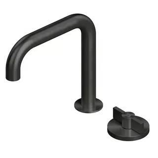 Смеситель для раковины, Quadro design, Valvola01, на раковину/столешницу, цвет-Black gold PVD