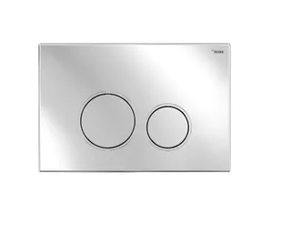 Панель смыва, РЕХАУ, NOVA ORB 001, для унитаза, шгв 245*14.5*165, с круглыми клавишами, пластик, цвет-хром глянцевый