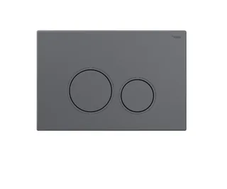 Панель смыва, РЕХАУ, NOVA ORB 001, для унитаза, шгв 245*14.5*165, с круглыми клавишами, пластик, цвет-графит матовый