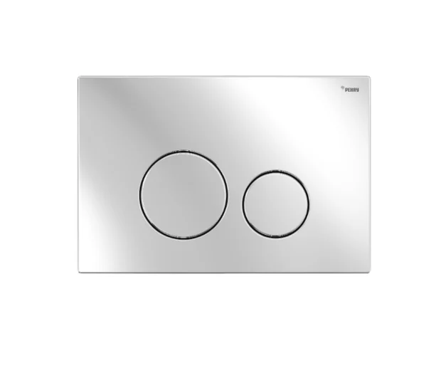 Панель смыва, РЕХАУ, NOVA ORB STEEL, для унитаза, шгв 245.5*6.8*165.5, с круглыми клавишами, нержавеющая сталь, цвет-сталь глянцевая