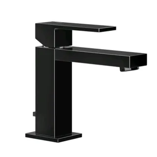 Смеситель для раковины, Gessi, Rettangolo, цвет-Black Metal PVD