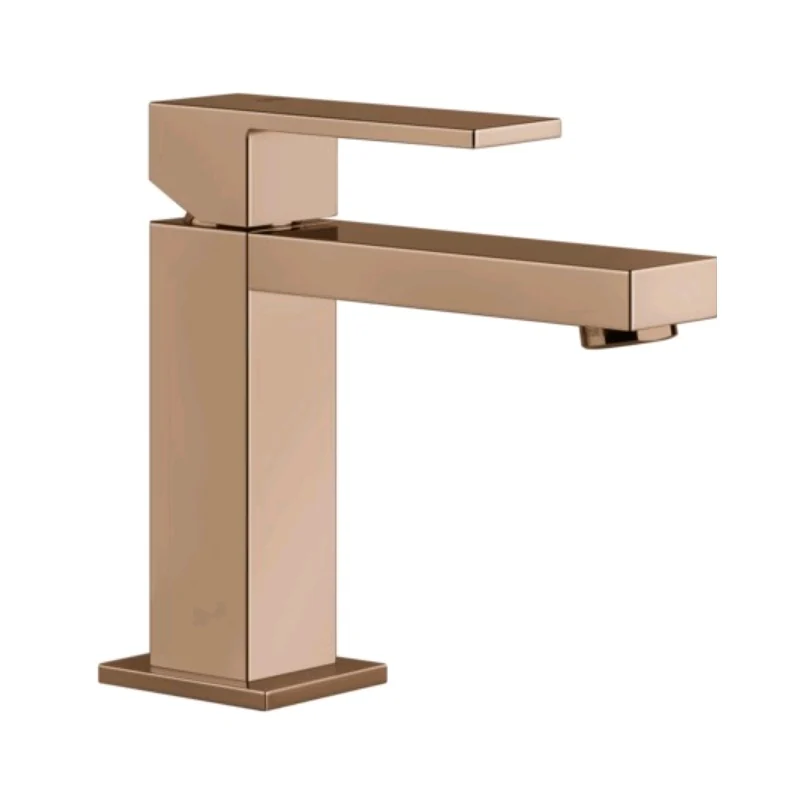 Смеситель для раковины, Gessi, Rettangolo, цвет-Copper PVD