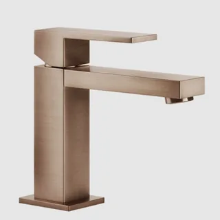 Смеситель для раковины, Gessi, Rettangolo, на раковину/столешницу, цвет-Copper Brushed PVD