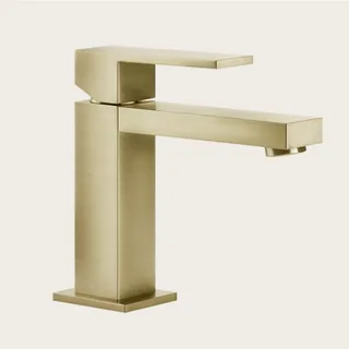 Смеситель для раковины, Gessi, Rettangolo, цвет-Brushed Brass PVD