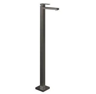 Смеситель для раковины, Gessi, Rettangolo, напольный, цвет-черный матовый