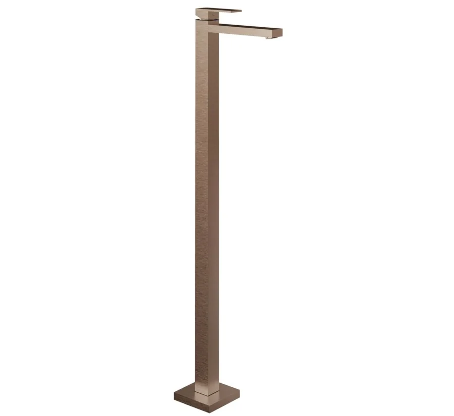 Смеситель для раковины, Gessi, Rettangolo, напольный, цвет-Copper Brushed PVD