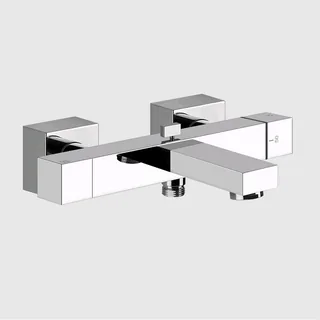 Смеситель для ванны и душа, Gessi, Rettangolo, цвет-хром