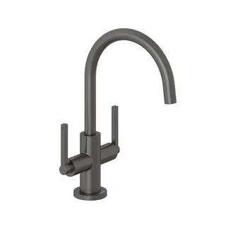 Смеситель для раковины, Kludi, Nova Fonte Puristic, цвет-оружейная сталь PVD