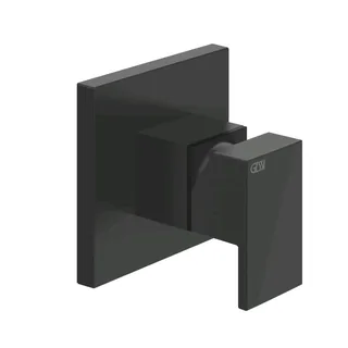 Смеситель для душа, Gessi, Rettangolo, на 1 потребитель, цвет-черный матовый