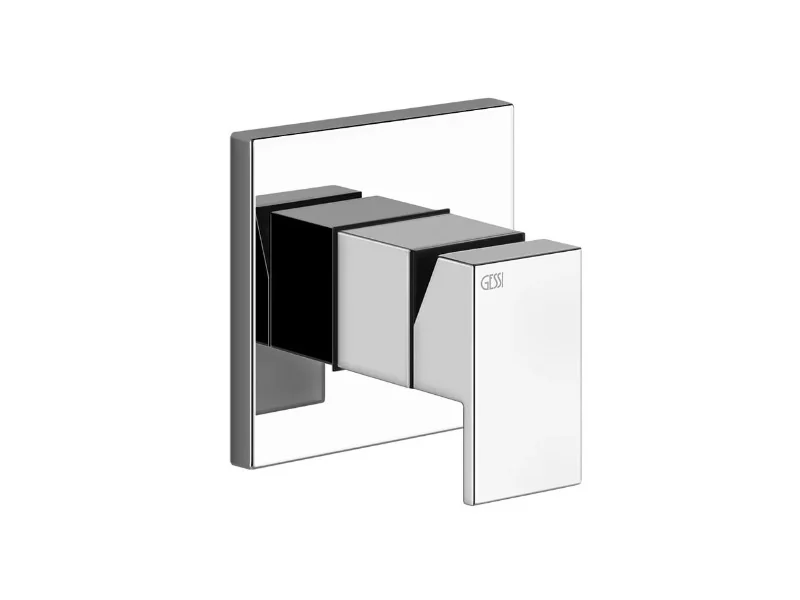 Смеситель для душа, Gessi, Rettangolo, цвет-Black Metal PVD