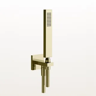 Душевой набор, Gessi, Rettangolo shower, цвет-Brass PVD