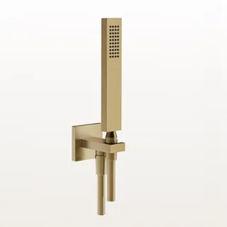 Душевой набор, Gessi, Rettangolo shower, цвет-Warm Bronze Brushed PVD