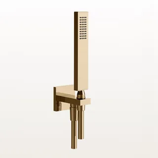 Душевой набор, Gessi, Rettangolo shower, цвет-Warm Bronze PVD