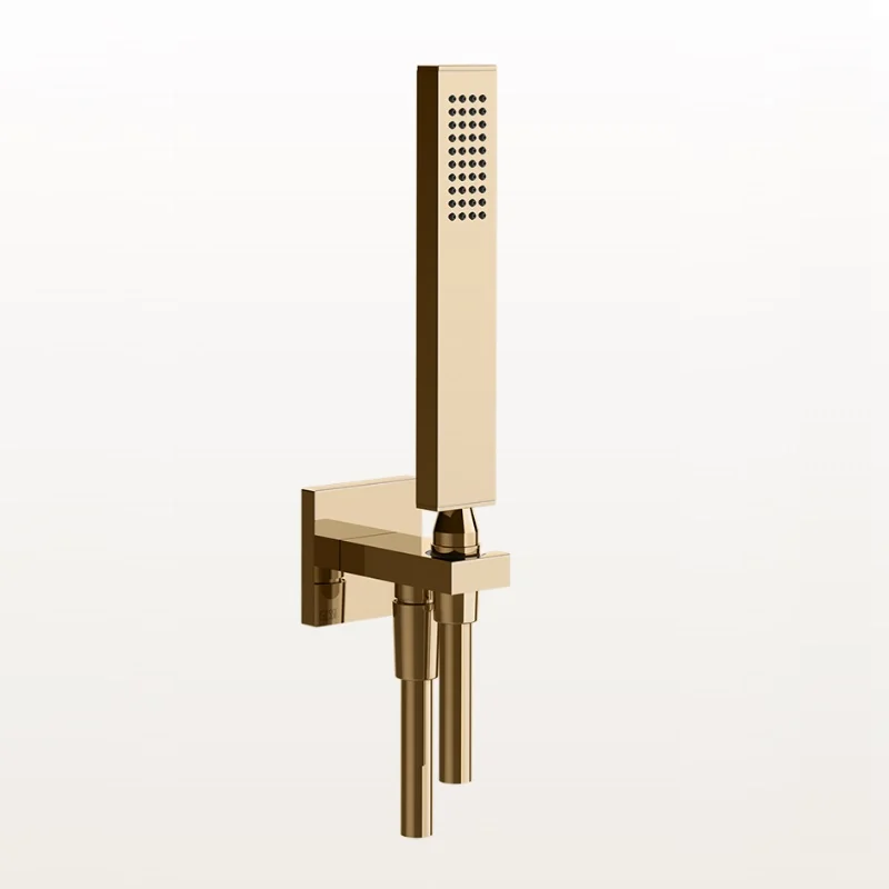 Душевой набор, Gessi, Rettangolo shower, цвет-Warm Bronze PVD