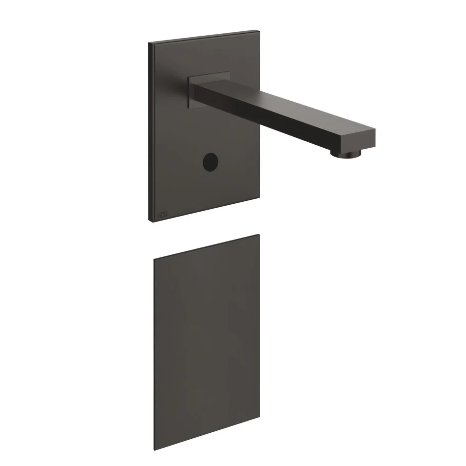 Смеситель для раковины, Gessi, Sensor Taps, цвет-Black Metal Brushed PVD