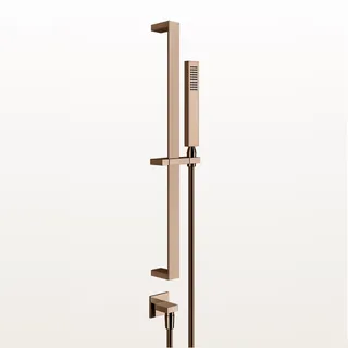 Душевой гарнитур, Gessi, Rettangolo shower, 35*15, цвет-Copper PVD