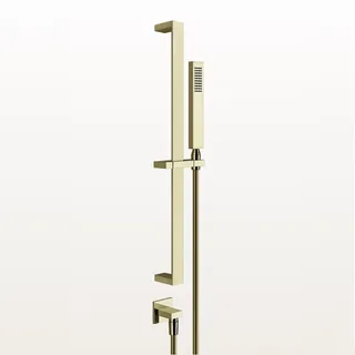 Душевой гарнитур, Gessi, Rettangolo shower, 35*15, цвет-Brass PVD