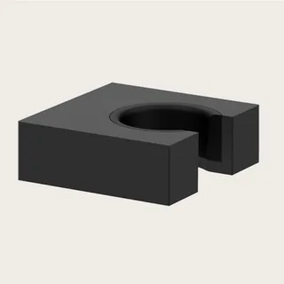 Держатель для ручного душа, Gessi, Rettangolo, шгв 45*43*15, цвет-чёрный матовый