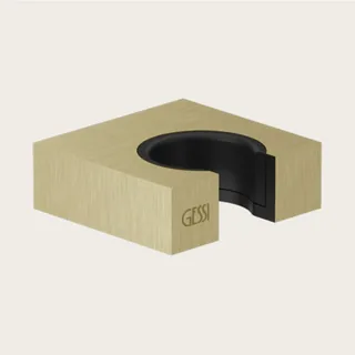 Держатель для ручного душа, Gessi, Rettangolo, шгв 45*43*15, цвет-Brushed Brass PVD — иконка