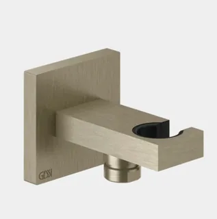 Шланговое подсоединение, Gessi, Rettangolo shower, цвет-Finox Brushed Nickel